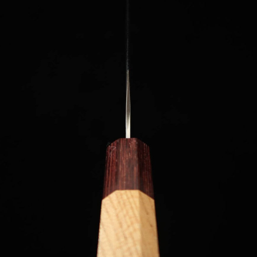 MIURA Bunka SLD Nashiji Cabo Octogonal de Keyaki (170mm)