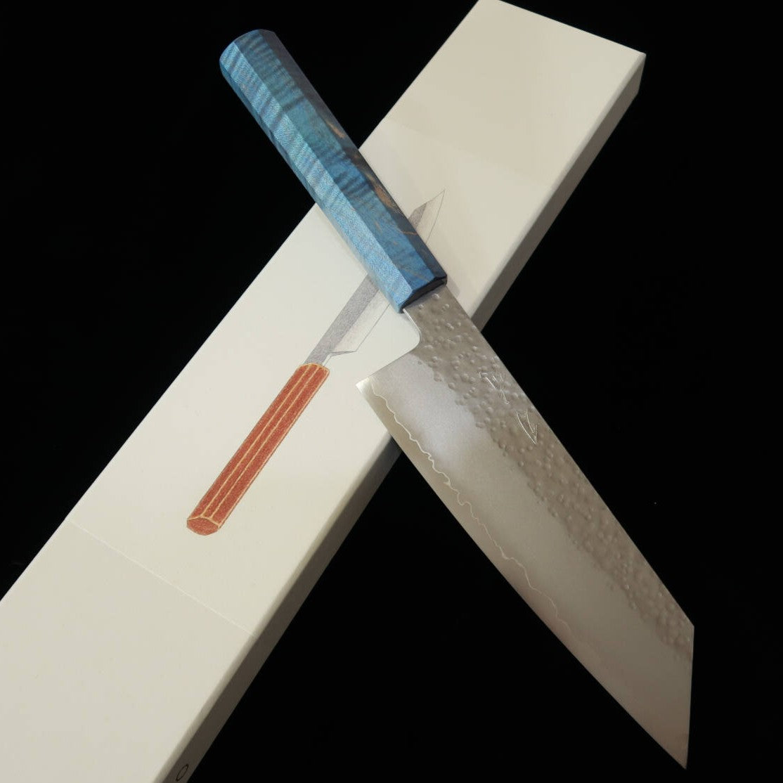 刃道 HADO 潮騒 VG10 鎚目 スタビライズウッド柄 文化 (180mm)