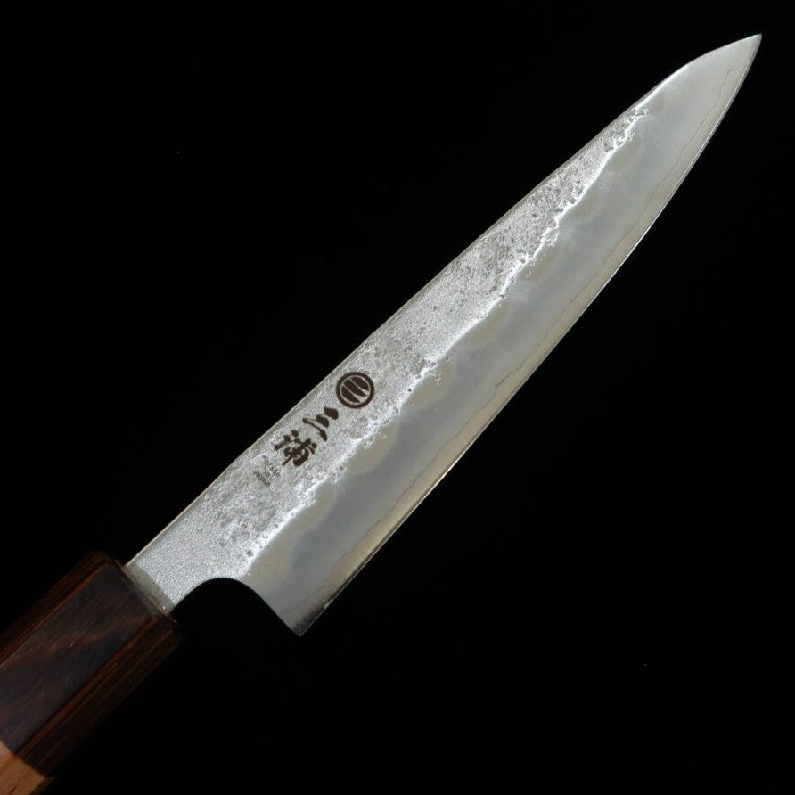 三浦MIURA ペティ 銀紙三号 梨地 欅柄(135mm)