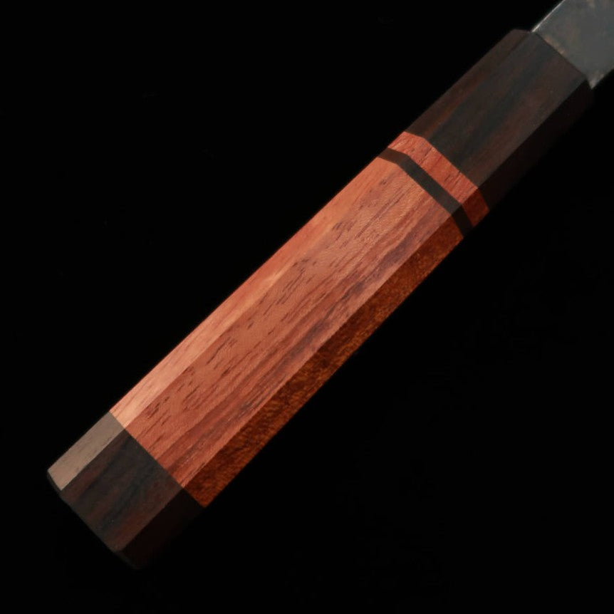 三浦頂MIURA Itadaki 牛刀 白紙二号 黒打ち ブビンガハンドル (210mm)