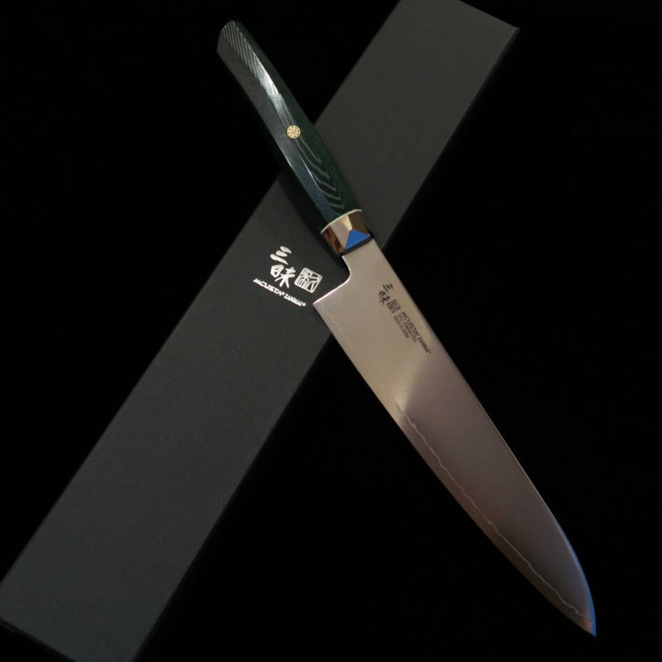 【Nueva referencia】MCUSTA ZANMAI Zanmai Revolution 3 Verde Gyuto (210 mm)