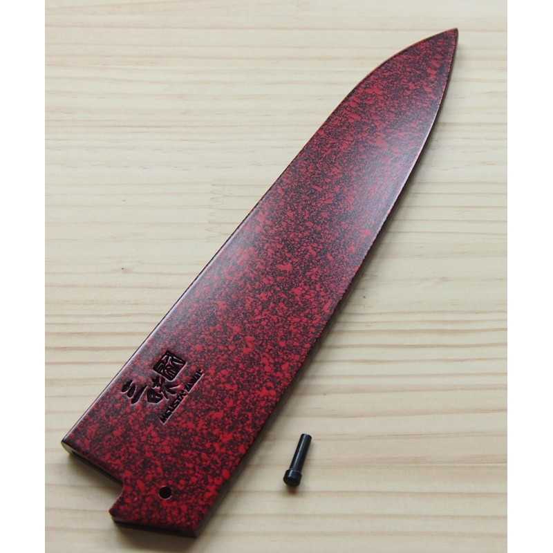 ZANMAI Fourreau pour Gyuto rouge (180-270 mm)