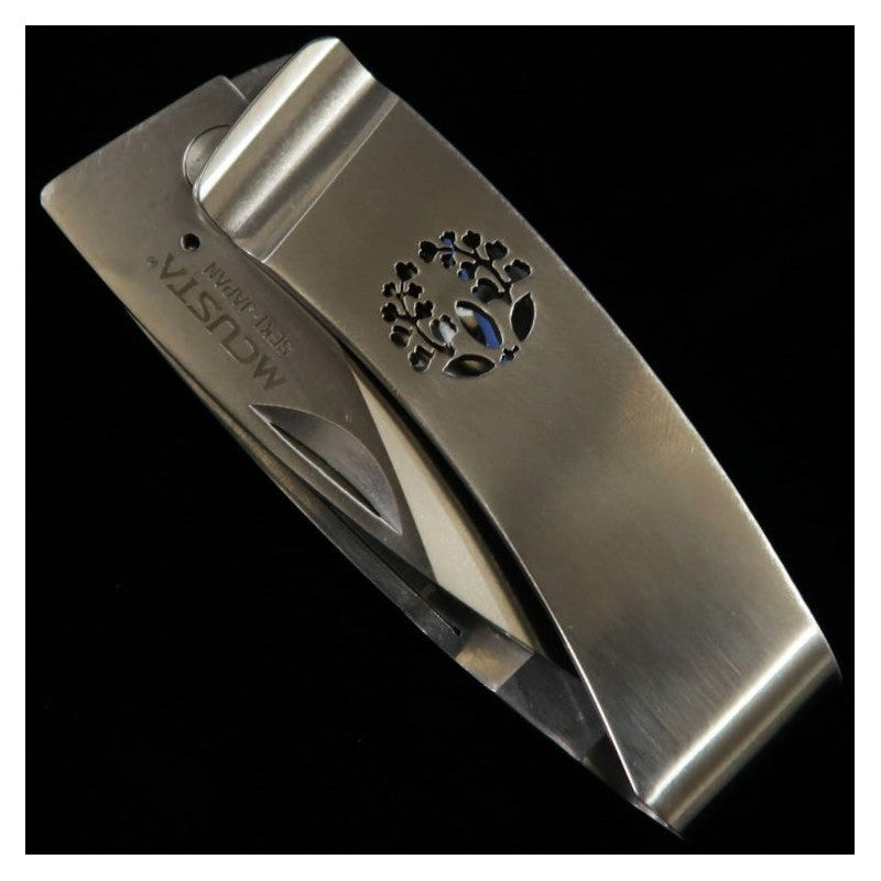 MCUSTA Clip de bolsillo "Kamon" Fuji Cuchillo clip para billetes (50mm)