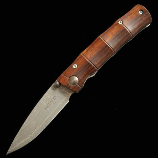 MCUSTA Shinra Serie Emotion Bambú Damasco VG-10 Madera de hierro MC-0074DI - (71mm)