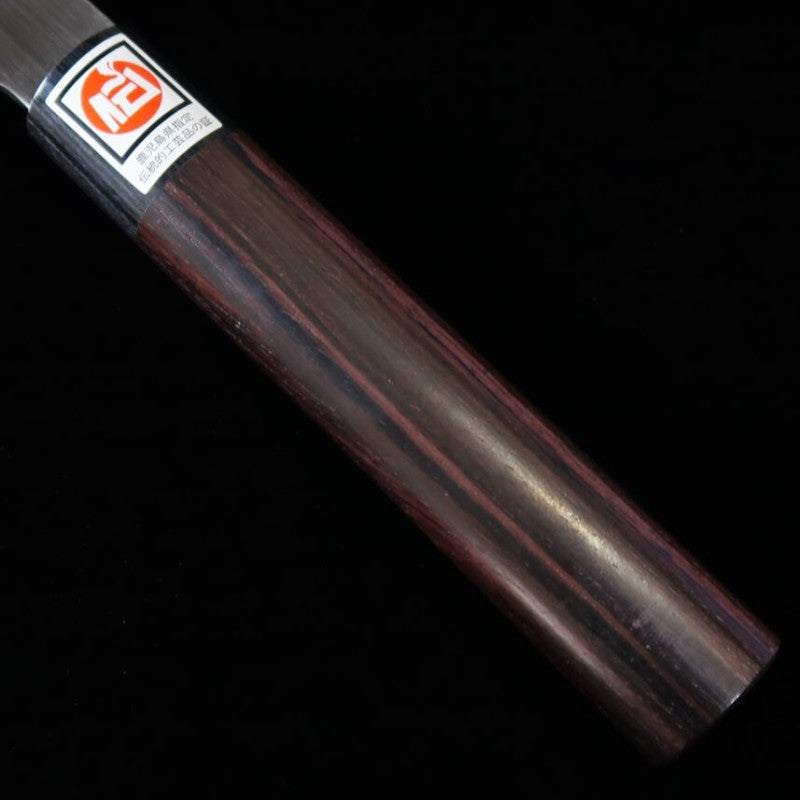 IKENAMI HAMONO Chinese Knife Aogami No. 2 Polished Rosewood Handle (210mm)