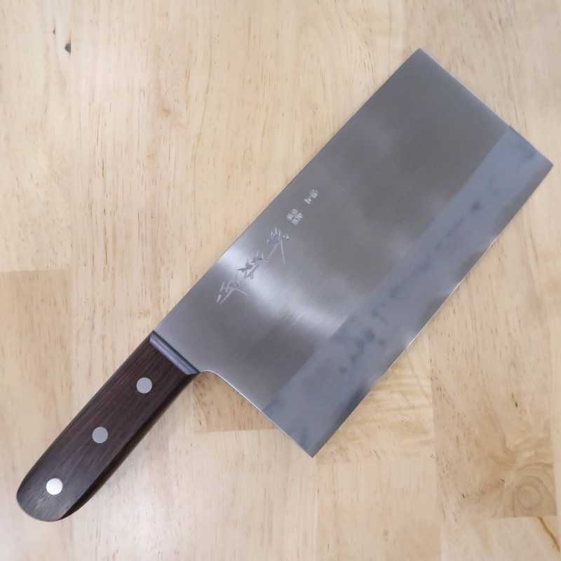 Sakai Kikumori, chef chinois extrafin, acier blanc n°2 (220 mm)