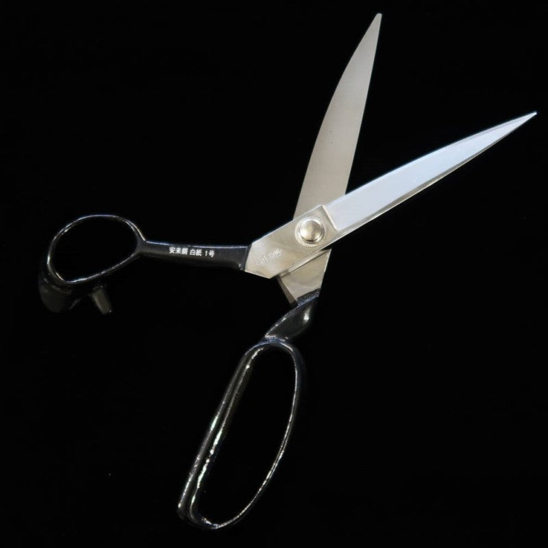 Tesoura Takeni-saku para lã em aço Shirogami totalmente para canhotos (240/260mm)