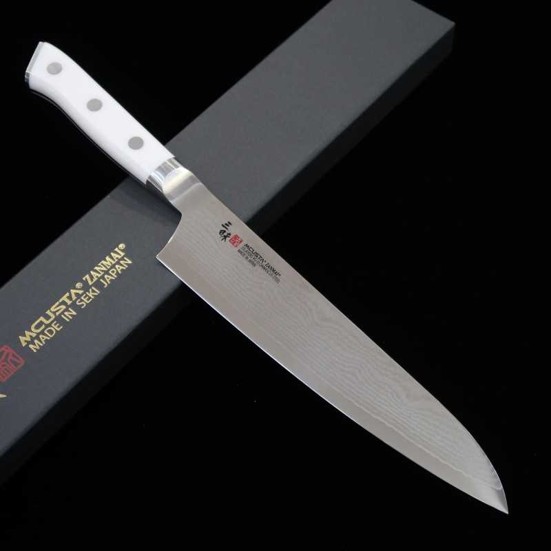 ZANMAI MCUSTA Classic Damascus Corian Gyuto (180–240 mm)