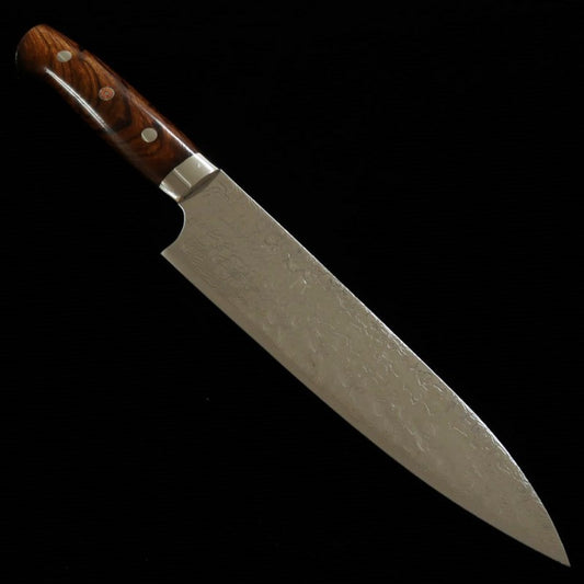 Saji Takeshi SAJI TAKESHI R2 Finition diamant Gyuto Manche en bois de fer (180-240 mm)