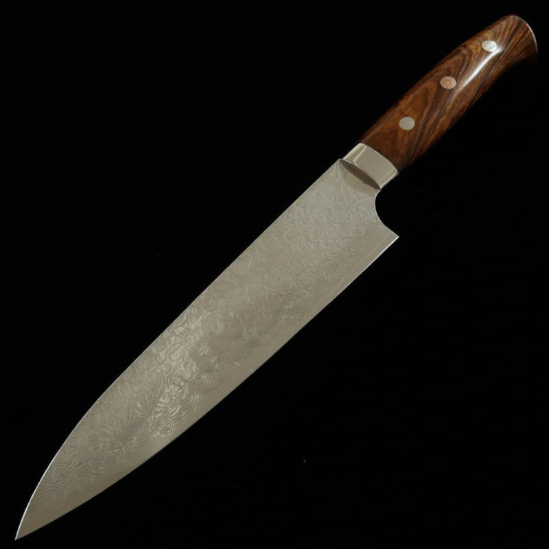 Saji Takeshi SAJI TAKESHI R2 Finition diamant Gyuto Manche en bois de fer (180-240 mm)