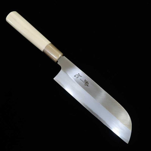 SUISIN Acier blanc (Yasugi) Usuba à lame faucille (195 - 210mm)
