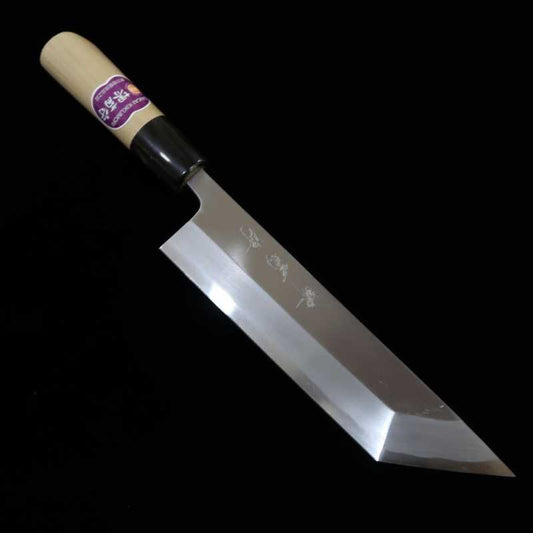 SAKAI KIKUMORI 堺菊守 Cuchillo para anguila Unagisaki Gokujou Edo-zaki Acero Blanco nº2 (180-210mm)
