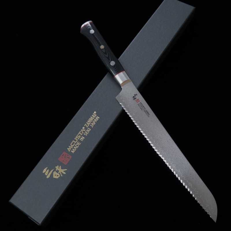 Faca de pão Classic Pro Damascus Zebra ZANMAI MCUSTA (230mm)
