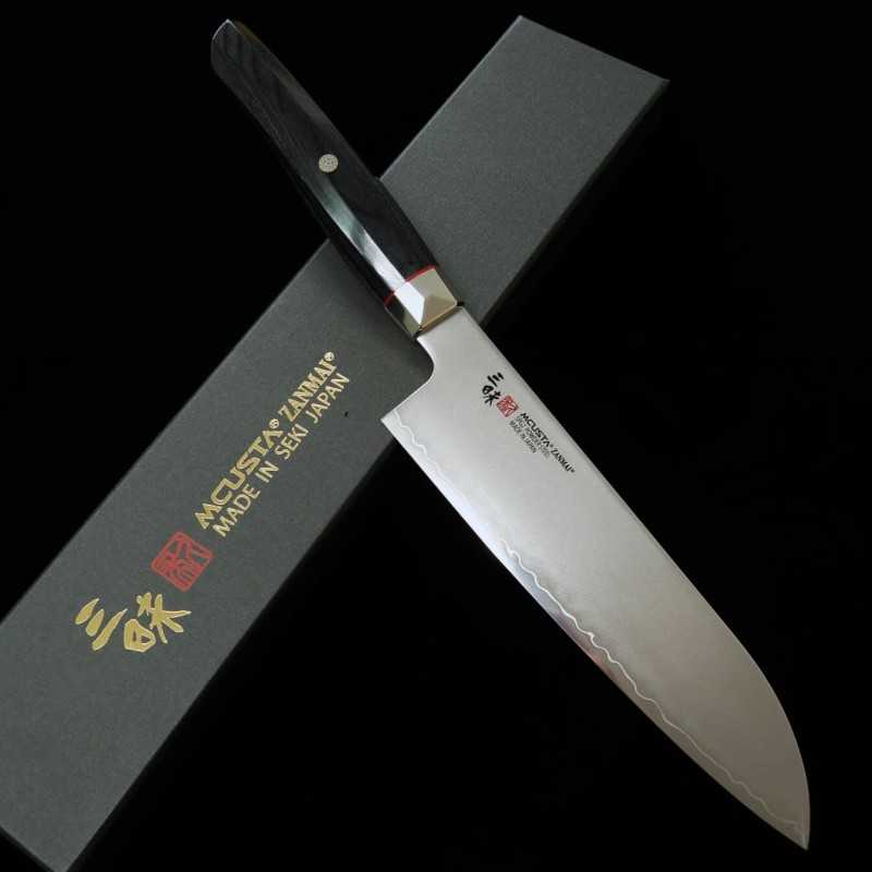 ZANMAI MCUSTA Revolution Black Santoku (180mm)