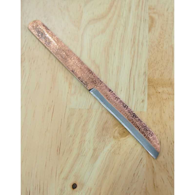 Kiridashi IKEUCHI Aogami nº2 Acabamento em cobre (70mm)