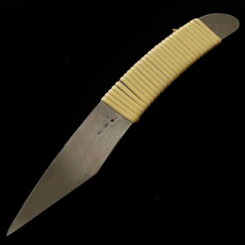 Kiridashi Aogami Super steel pistol type wisteria-wrapped handle (24/30mm)