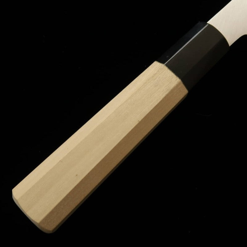 刃道 HADO 純白 文化 白紙一号 朴八角柄 (180mm)