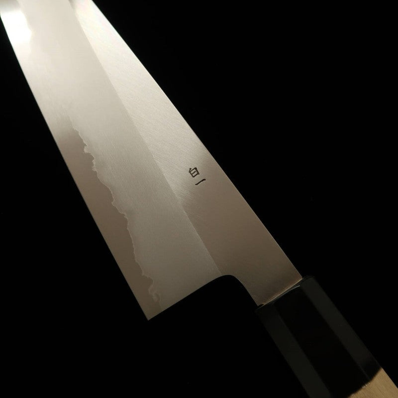 刃道 HADO 純白 文化 白紙一号 朴八角柄 (180mm)