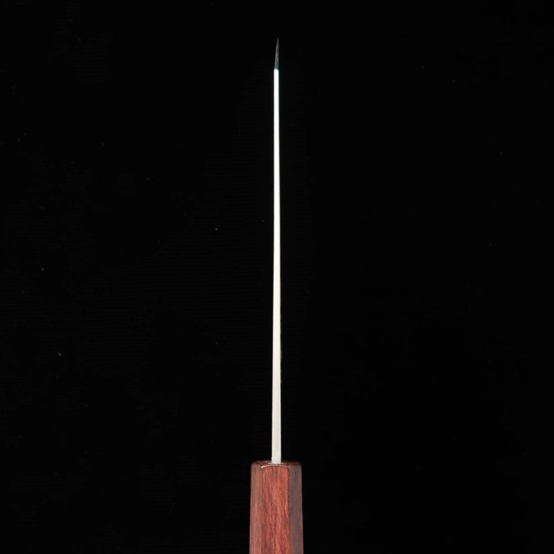 三浦 MIURA 文化 銀紙三号 紫樫八角柄 (170mm)