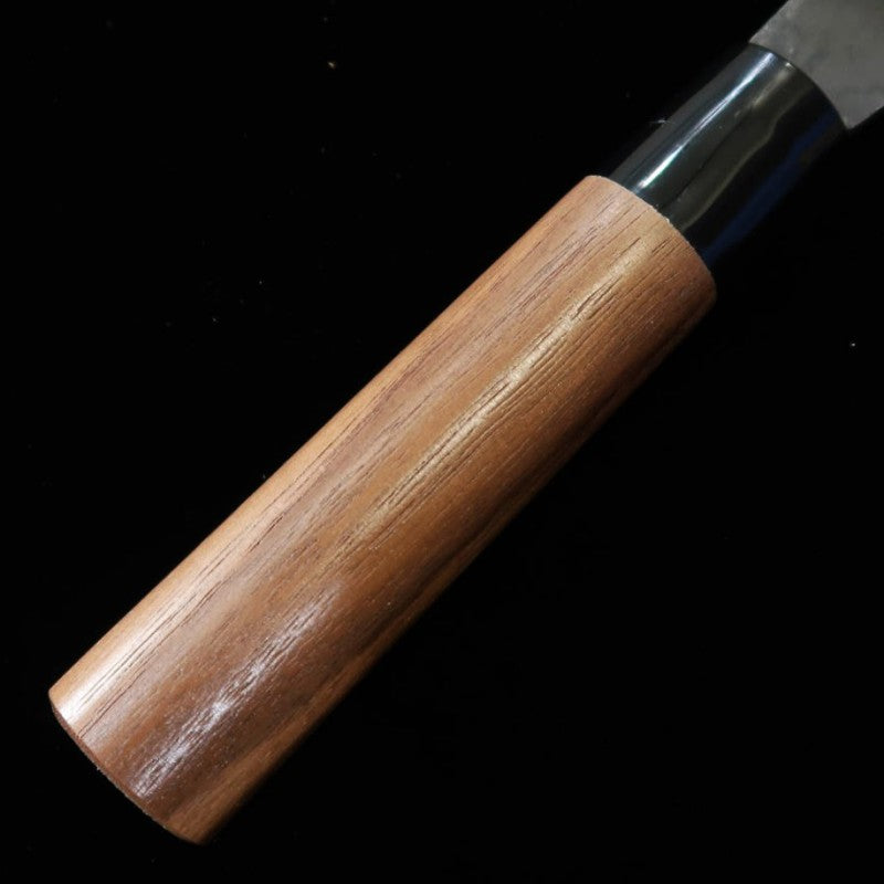 三浦 MIURA 文化 白紙二号 黒打ち 胡桃柄 (190mm)