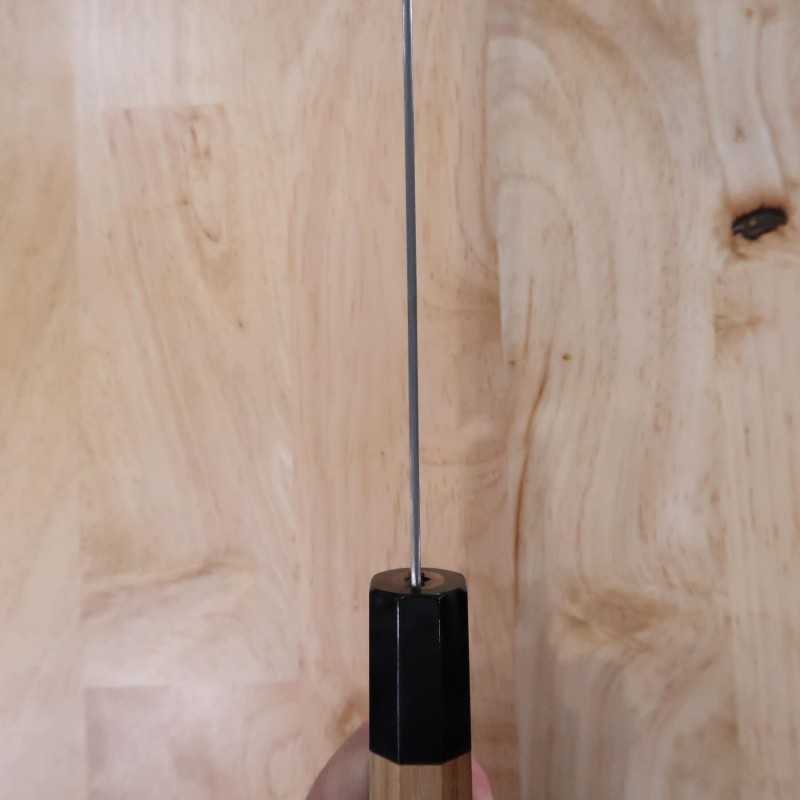 Gyuto NIGARA SG2 Damasco cabo octogonal em teca (210/240mm)