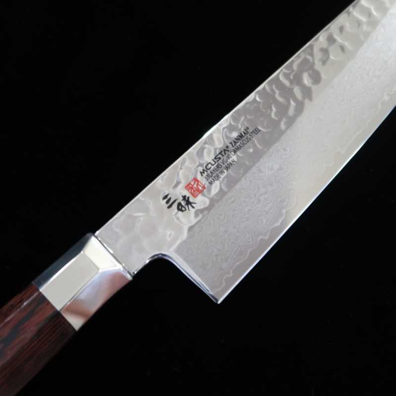 MCUSTA ZANMAI Gyuto Supreme Hammered Damascus VG-10 (180-240mm)