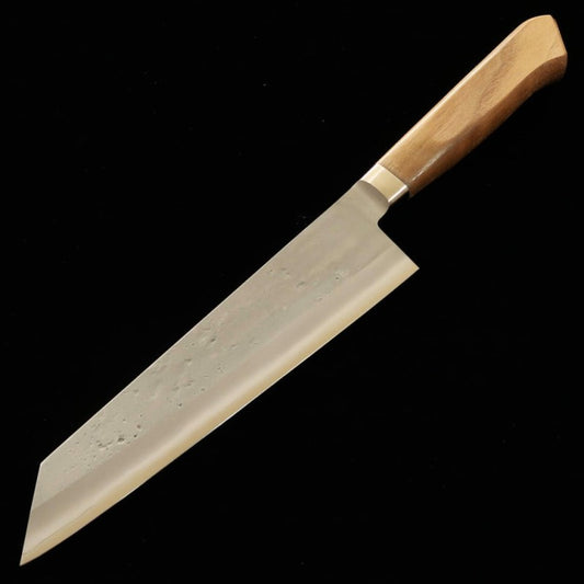 HADO Okina-ryu SLD finition satinée, manche en noyer, couteau Kiritsuke Gyuto (210 mm)