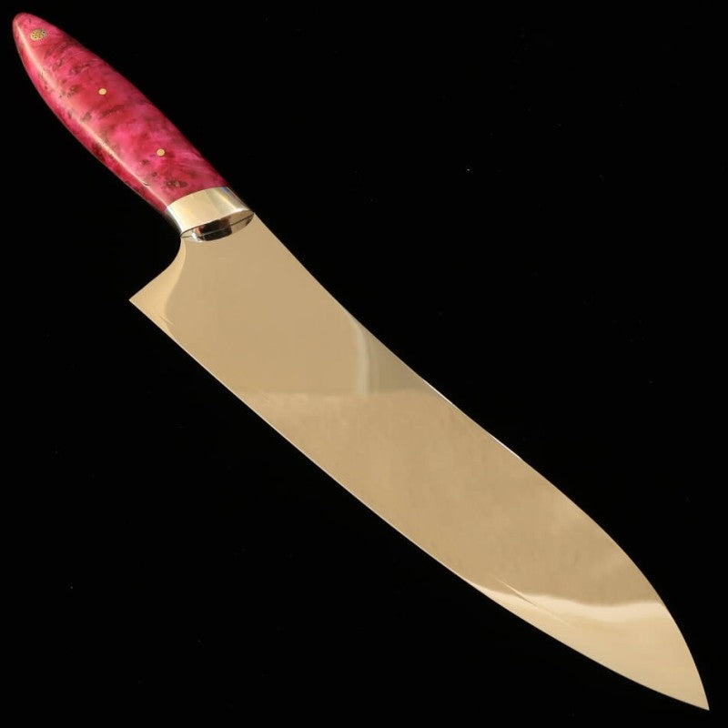Asurah Knives x Miura Gyuto VG10 Mirror Finish Custom Handle Pink (210mm)