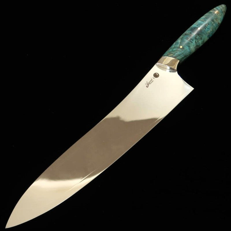 Asurah Knives x Miura Gyuto VG10 Mirror Finish Custom Handle Green (240mm)