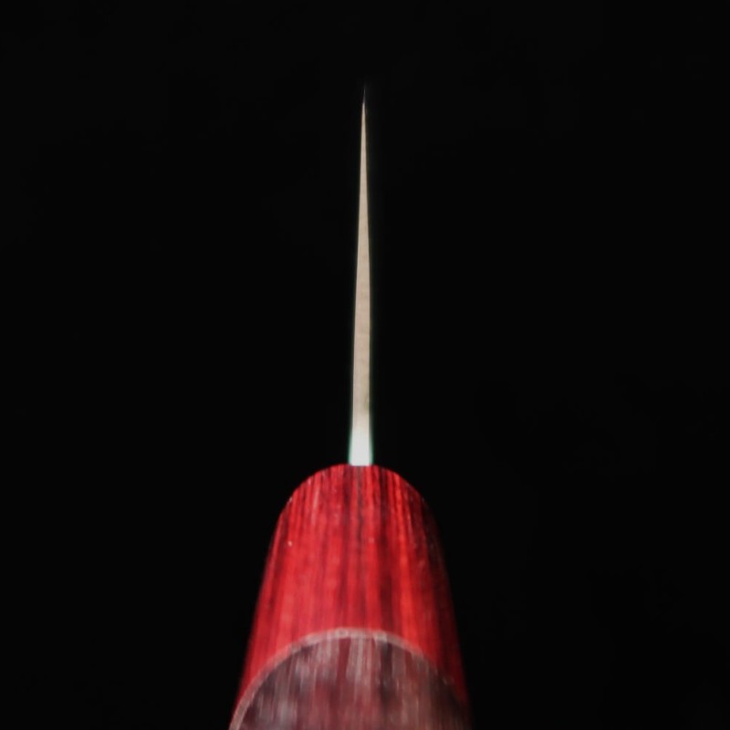 三浦 MIURA 雪月花 鍛造牛刀 VG10ダマスカス WR紫檀柄 (240mm)