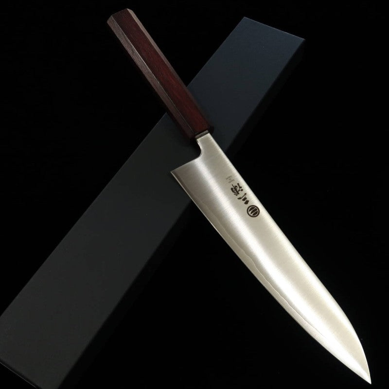 Gyuto MIURA Ginsan Mango Octogonal de Roble (210mm)