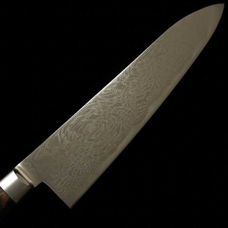 Gyuto MIURA Uzunami Damasco de níquel AUS10 inoxidable (210 mm)