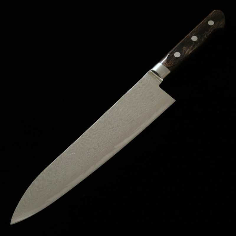 Gyuto MIURA Uzunami Damasco de níquel AUS10 inoxidable (210 mm)