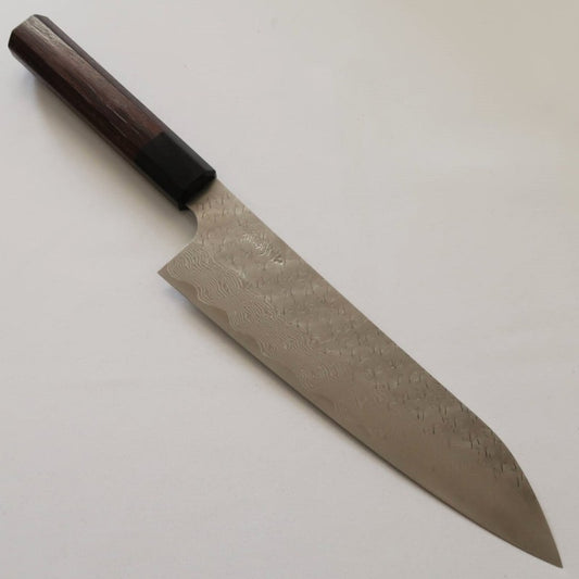 NIGARA SPG STRIX Damas martelé Gyuto Manche en bois de rose (210/240mm) de Nigara Hamono Kajiya