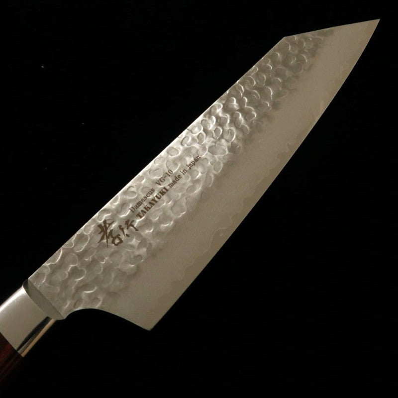 Gyuto Sakai Takayuki Sword-shaped VG-10 Damascus 33-layer hammered finish (190mm)