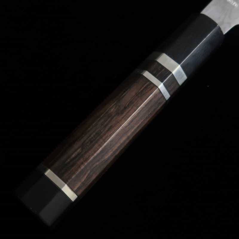 MiuraKnivesObidama Gyuto VG10 Damas Manche en ébène et argent (210/240 mm)