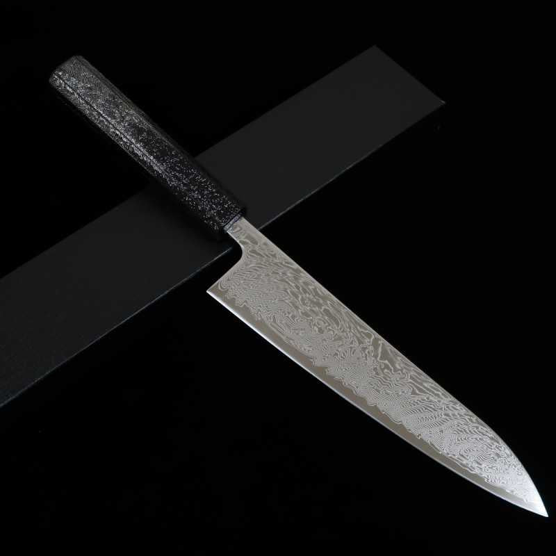 Gyuto Miura Uzunami inox SLD com cabo personalizado (210/240mm)