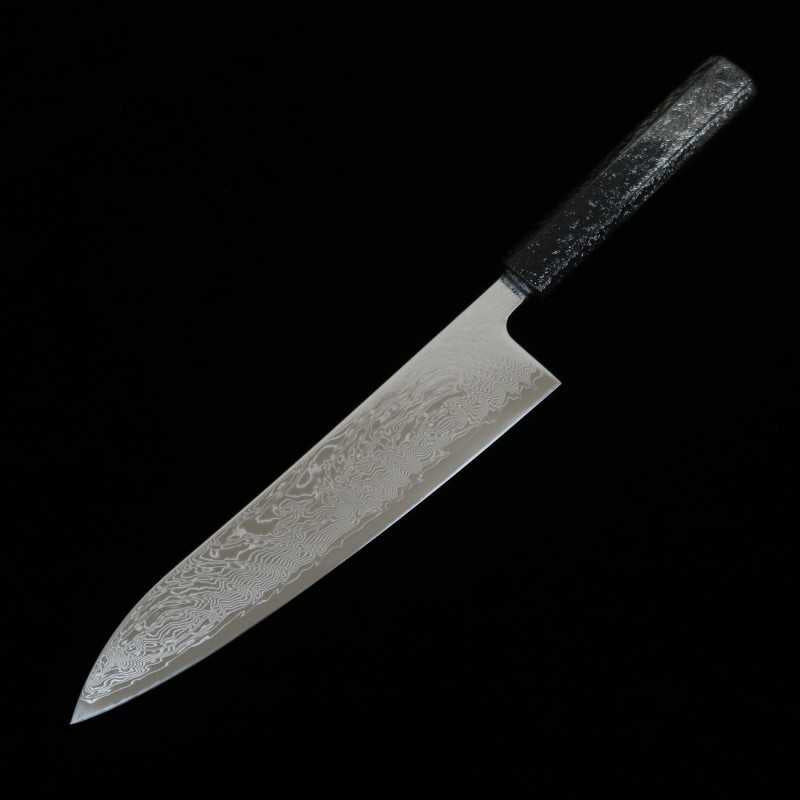 Gyuto Miura Uzunami inox SLD com cabo personalizado (210/240mm)
