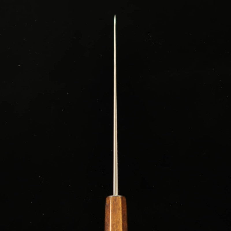 Kagekiyo KAGEKIYO Hoja Azul Nº1 Damasco, tinte gris, mango kuro-ro, cuchillo japonés para carne (240 mm)