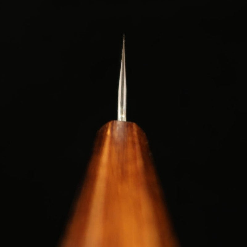 Kagekiyo KAGEKIYO Hoja Azul Nº1 Damasco, tinte gris, mango kuro-ro, cuchillo japonés para carne (240 mm)