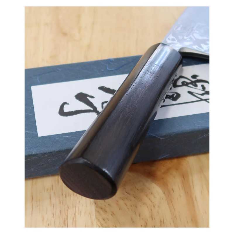 三浦 MIURA 白紙二号 ダマスカス 出刃 紫檀栗形柄 (150-210mm)