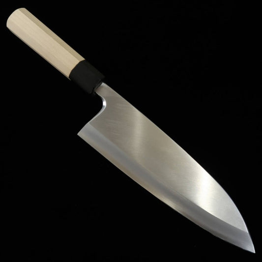 三浦 MIURA 出刃 銀紙三号 朴八角柄  (165-210mm)