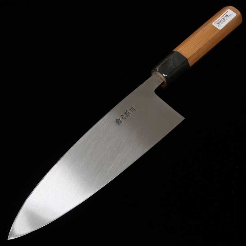 Deba SUISIN Ginsan No. 3, Magnolia Handle - Mount Fuji - (165mm)