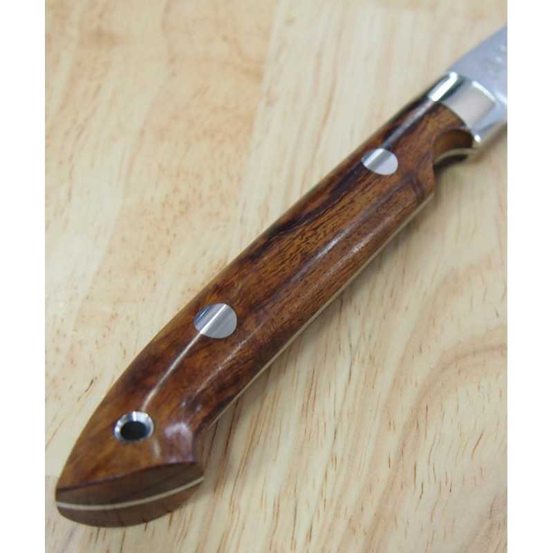 Yuta Katayama "Kawasemi" Caper VG10 Nickel Damascus Ironwood (73mm)