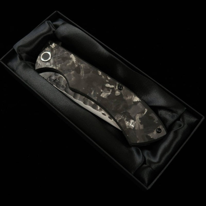 二唐 NIGARA ホールディングナイフ SG2 カーボンファイバーハンドル (97mm)