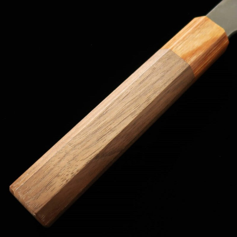 Gyuto MIURA Aogami no.2, acabado perla, mango de nogal (210 mm)