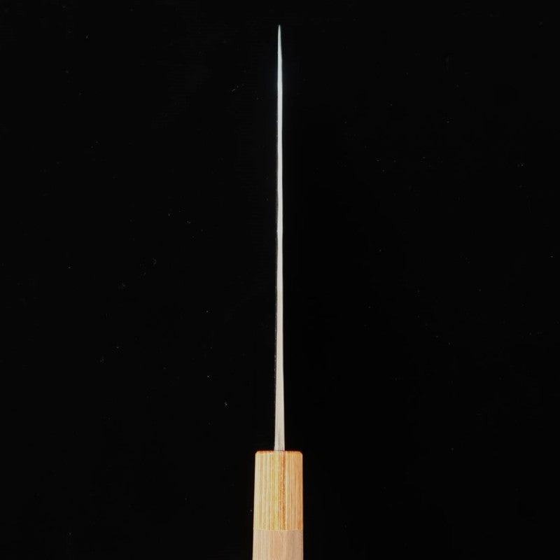 Gyuto MIURA Aogami no.2, acabado perla, mango de nogal (210 mm)