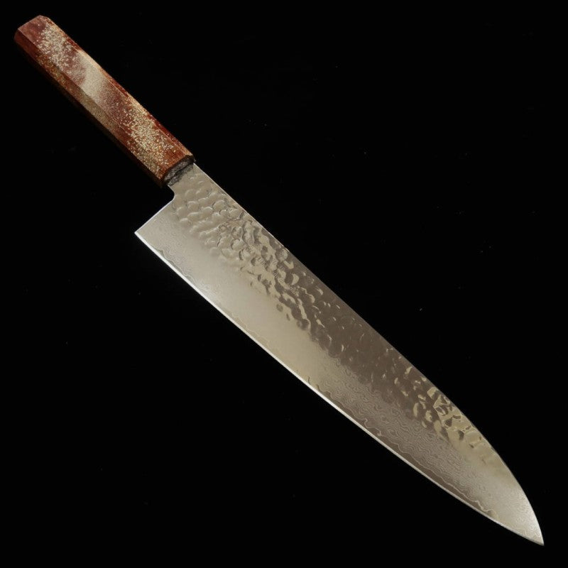 Gyuto Sakai Takayuki VG10 damasco de 33 camada com cabo personalizado (240mm)