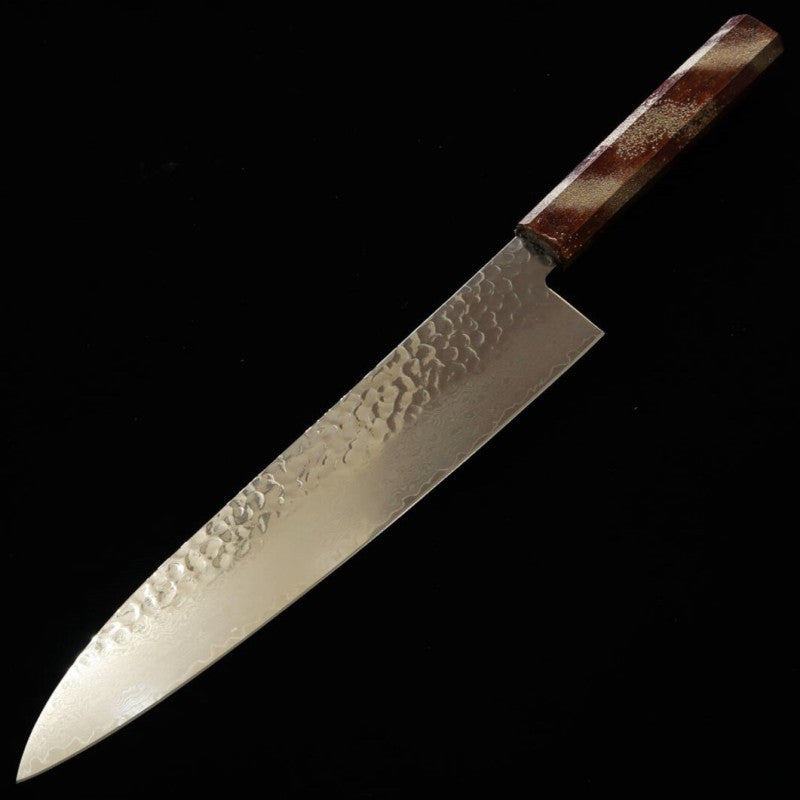 Gyuto Sakai Takayuki VG10 damasco de 33 camada com cabo personalizado (240mm)