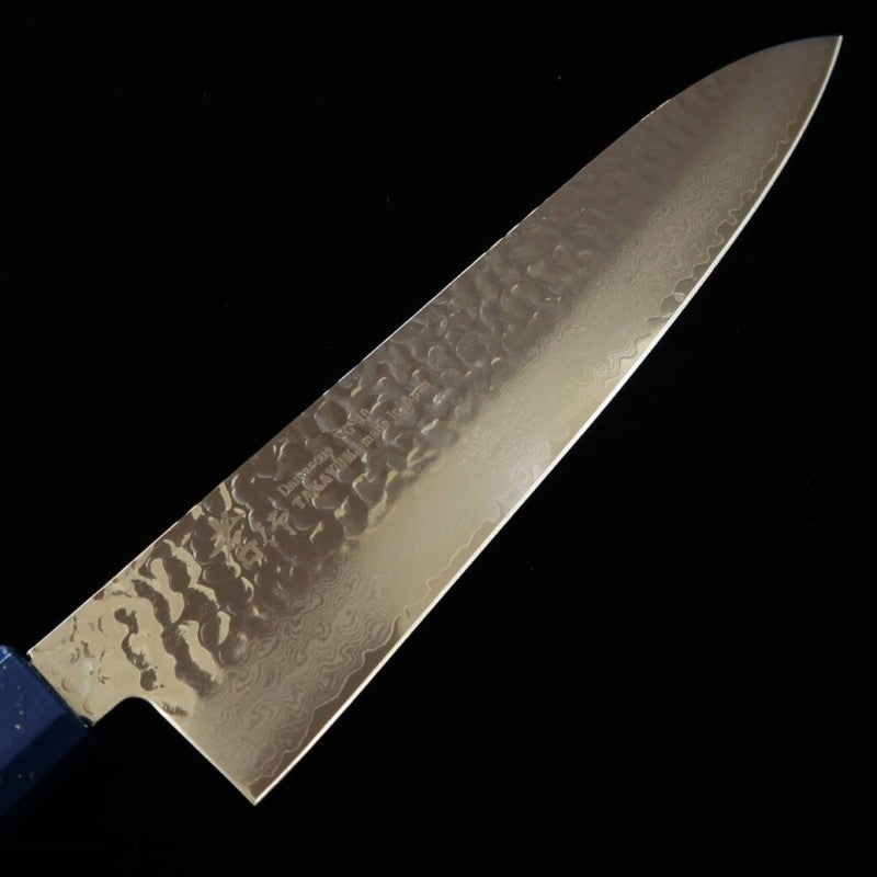 Gyuto Sakai Takayuki Saiseki VG10 martelado com 33 camadas damasco cabo persolanizado (210/240mm)